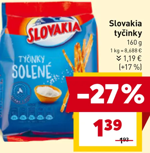 Tyčinky solené