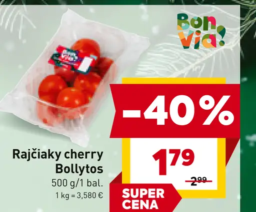 Rajčiaky cherry Bollytos