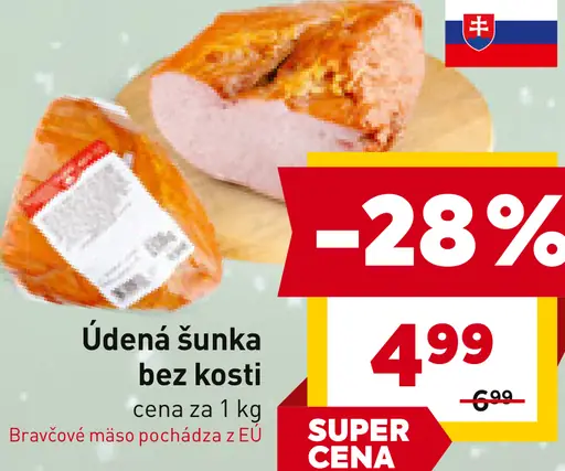 Údená šunka bez kosti