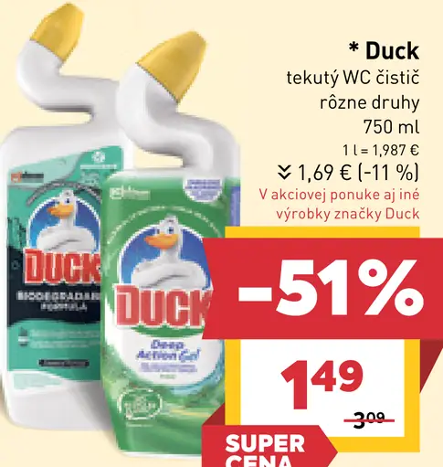 Duck WC čistič