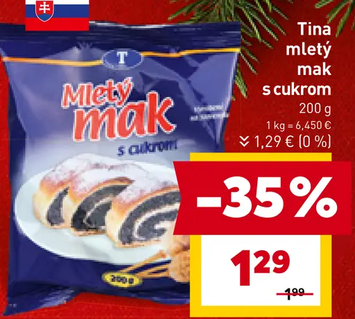 Mletý mak s cukrom