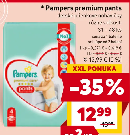 Pampers premium pants