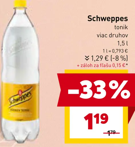 Schweppes tonik