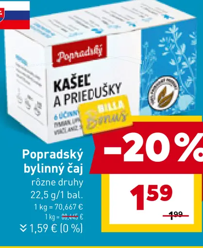 Popradský bylinný čaj