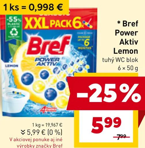 Bref Power Aktiv Lemon