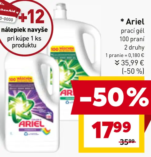 Ariel prací gél