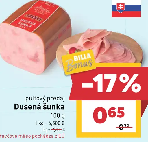 Dusená šunka