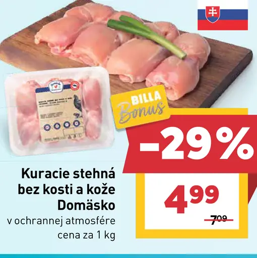 Kuracie stehná bez kosti a kože