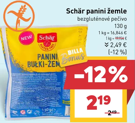 Schär panini žemle