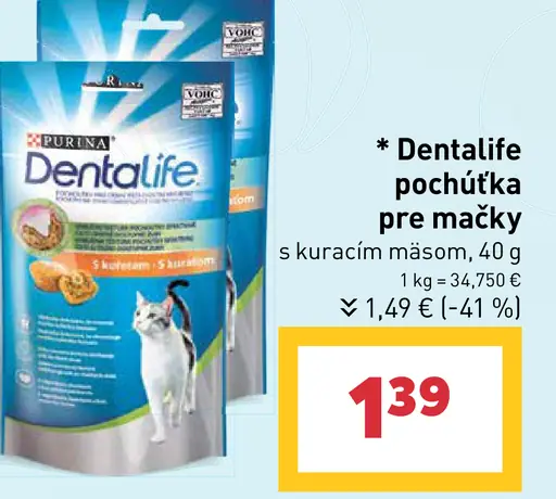 DentaLife pochúťka pre mačky