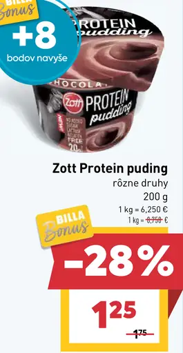 Zott Protein puding