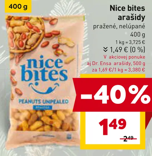 Nice bites arašidy