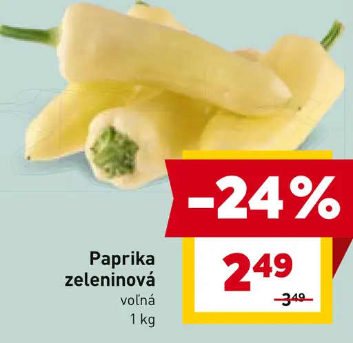 Paprika zeleninová