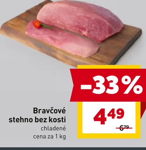 bravčové stehno bez kosti