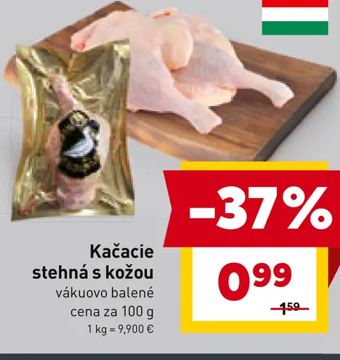 Kačacie stehná s kožou