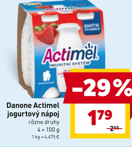 Actimel jogurtový nápoj