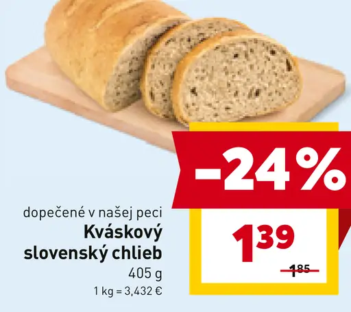 Kváskový slovenský chlieb