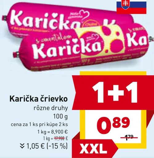 KARIČKA Črievko