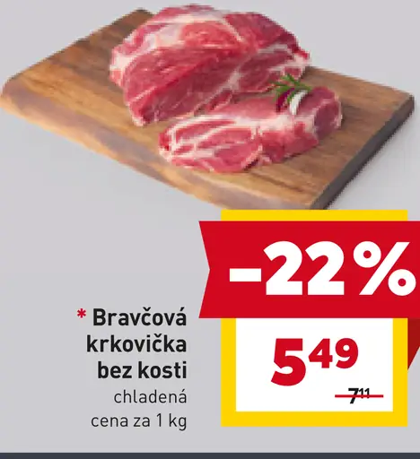 Bravčová krkovička bez kosti