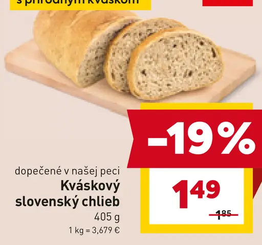 Kváskový slovenský chlieb