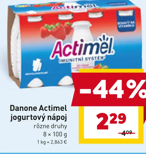 Actimel jogurtový nápoj