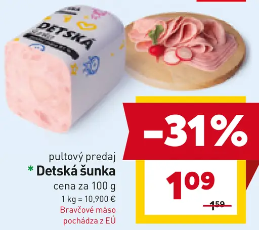 Detská šunka