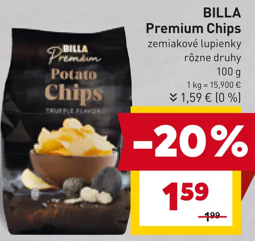 BILLA Premium Chips