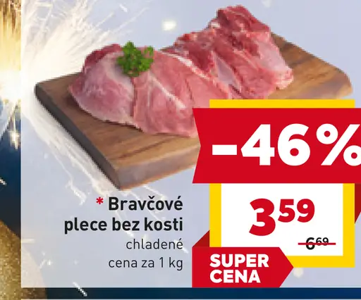 Bravčové plece bez kosti