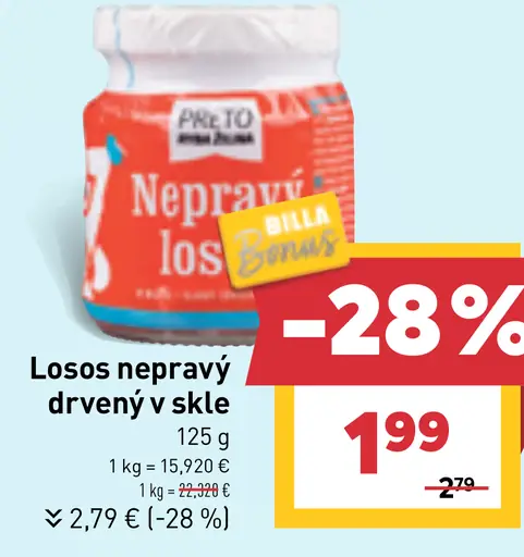 Losos nepravý drvený v skle