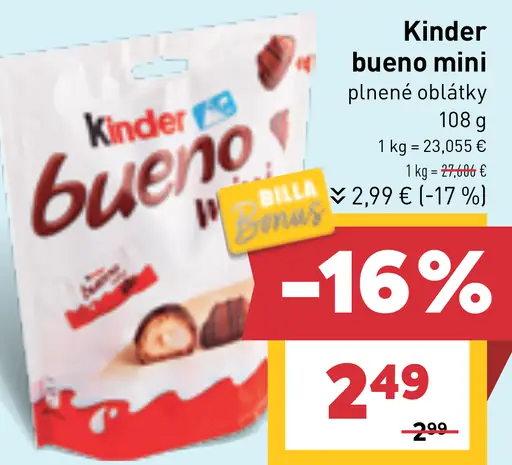 Kinder bueno mini