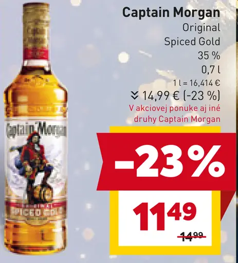 Captain Morgan original spiced gold