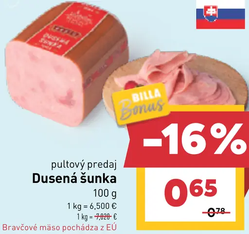 Dusená šunka