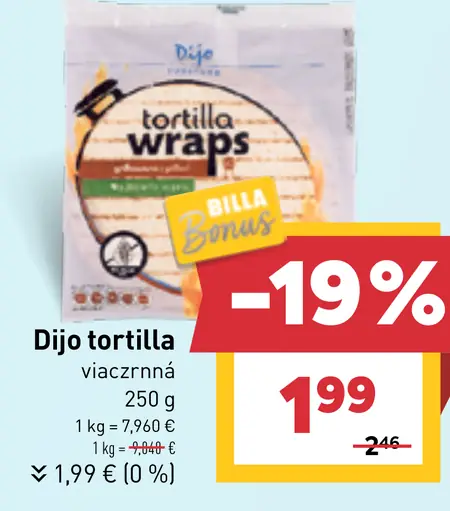 Dijo tortilla wraps