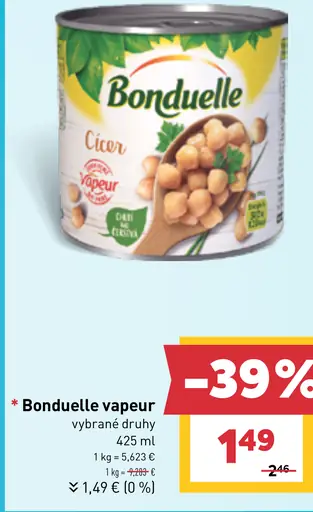 Bonduelle vapore