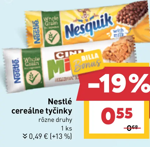 Nesquik tyčinky