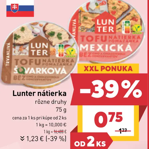 Lunter nátierka