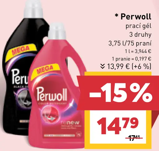 Perwoll prací gél