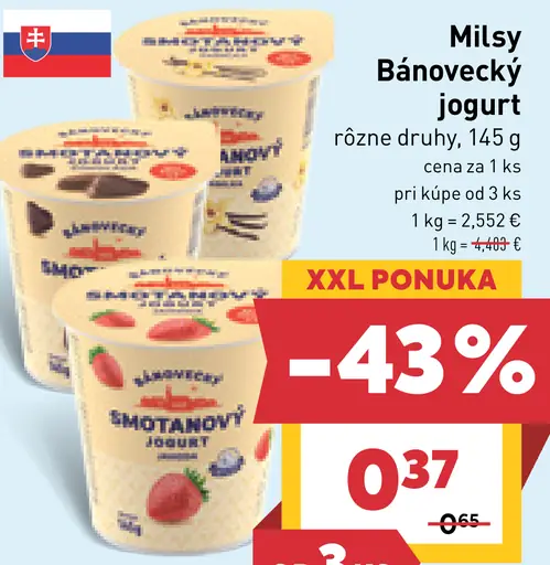 Bánovecký jogurt