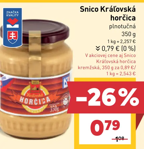 Snico Kráľovská horčica