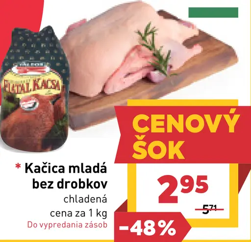 Kačica mladá bez drobków