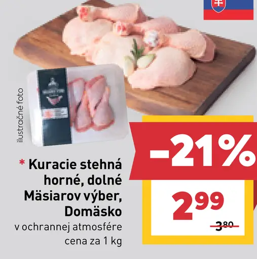 Kuracie stehná horné, dolné