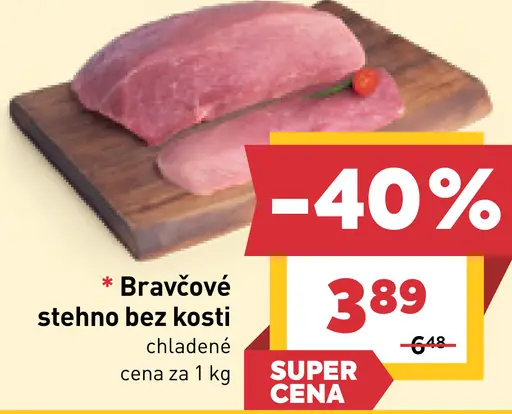 bravčové stehno bez kosti