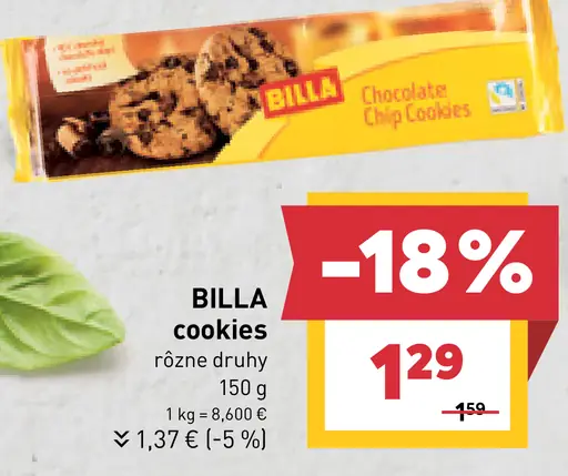 BILLA cookies