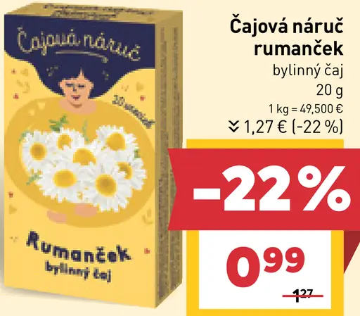 Rumanček bylinný čaj