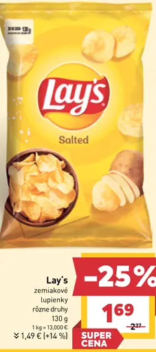 Lay's zemiakové lupienky