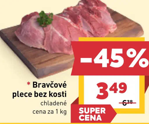 Bravčové plece bez kosti