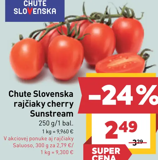 Rajčiky cherry Sunstream