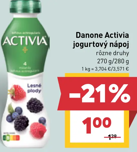 Danone Activia jogurtový nápoj