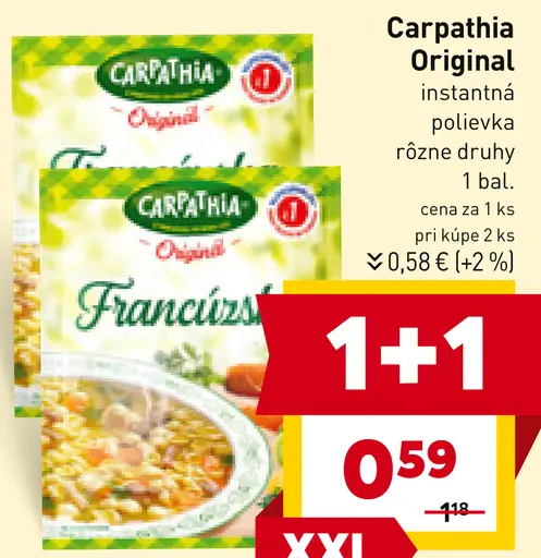 Carpathia Original instantná polievka