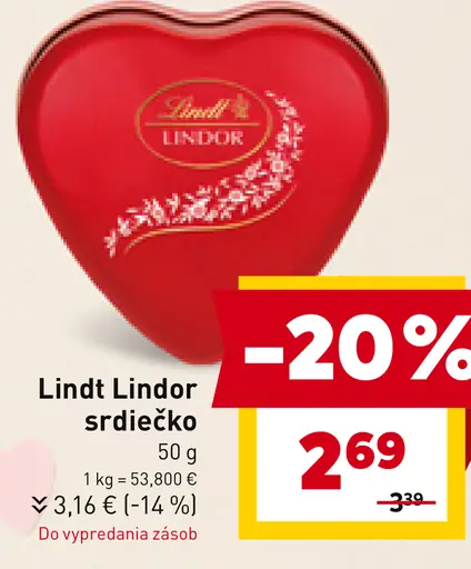 Lindt Lindor srdiečko